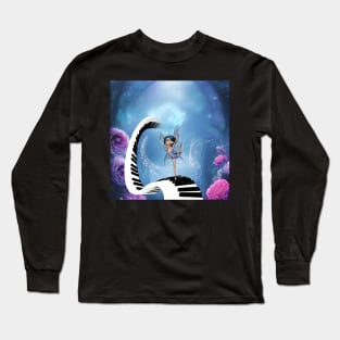 Dancing in the moonlight on the piano Long Sleeve T-Shirt